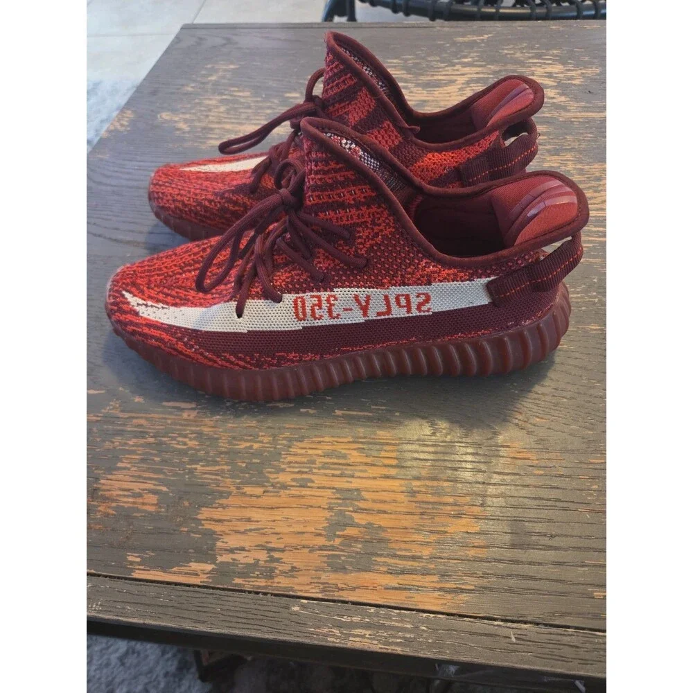 Size 10 - adidas Yeezy Boost 350 V2 Red And White